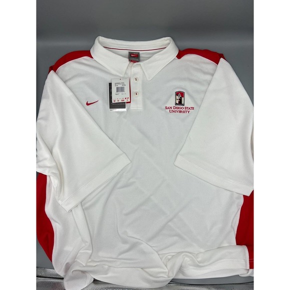 NWT Nike Dri Fit San Diego State University Mens Polo Size 3XL MSRP 60 - Picture 6 of 7